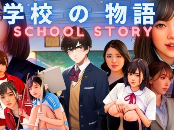 【PC/亚洲风HTML/真人/动态/汉化】学校的物语 学校の物语 Gakko No Monogatari V0.20 浏览器转中文【16.80G】